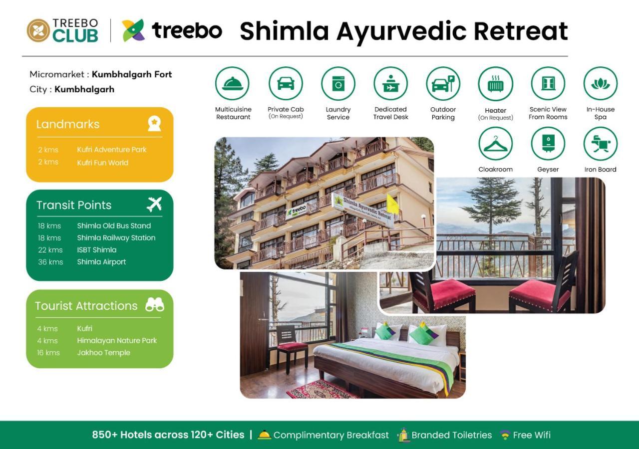 Treebo Shimla Ayurvedic Retreat Kufri Hotel ภายนอก รูปภาพ